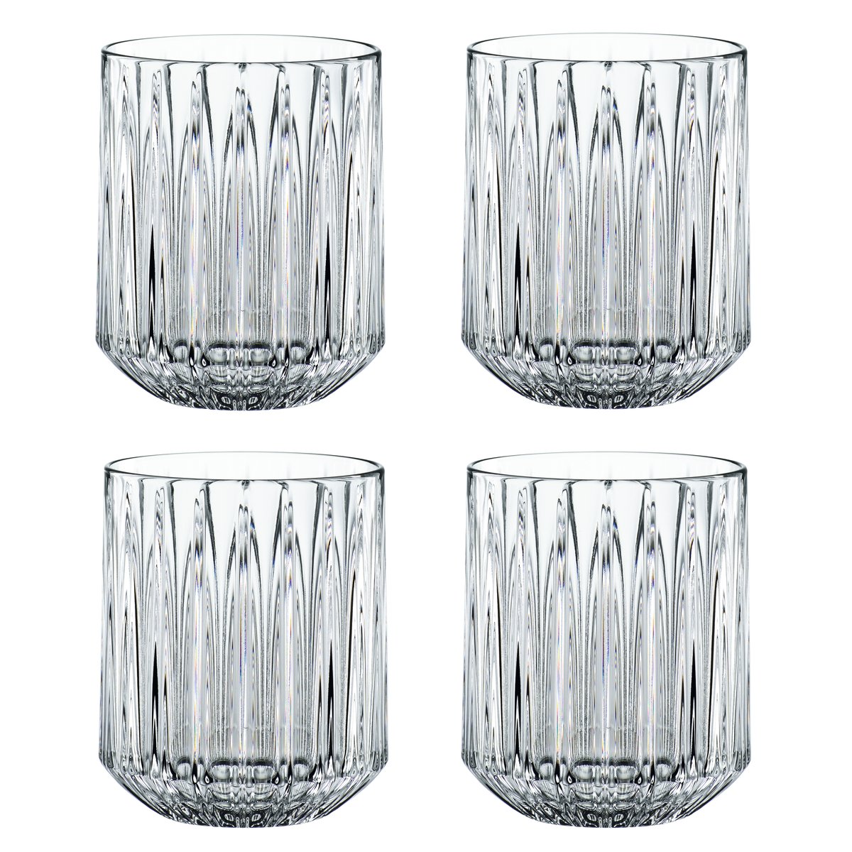 Nachtmann Jules tumbler 4-stk. Klar | Skandinavisk Design | Highballglass & Longdrinkglass | Gjennomsiktig