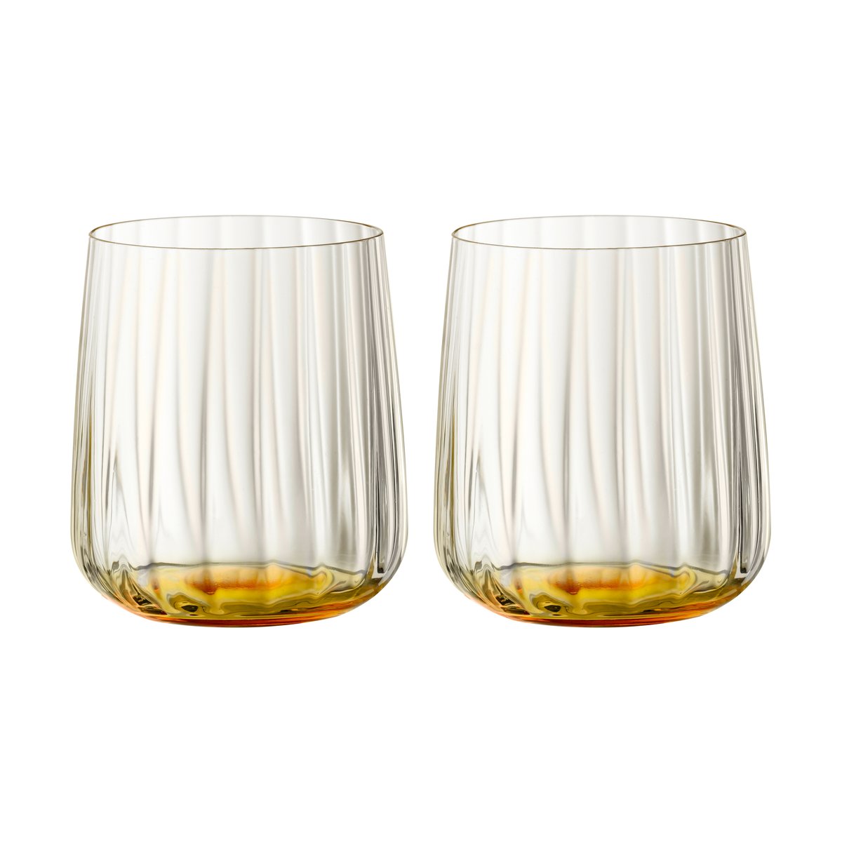 Nachtmann LifeStyle tumbler 34 cl 2-pk Sun | Skandinavisk Design | Vannglass | Gul