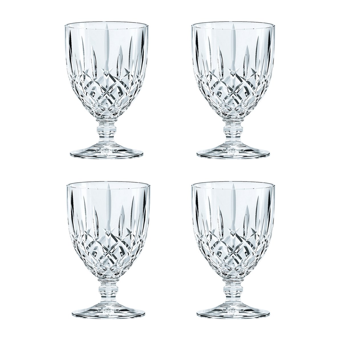 Nachtmann Noblesse glass på fot 23 cl 4-pakning Klar