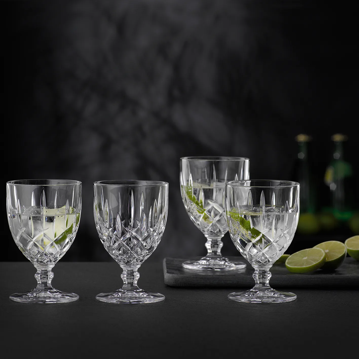 Noblesse glass på fot 23 cl 4-pakning, Klar Nachtmann