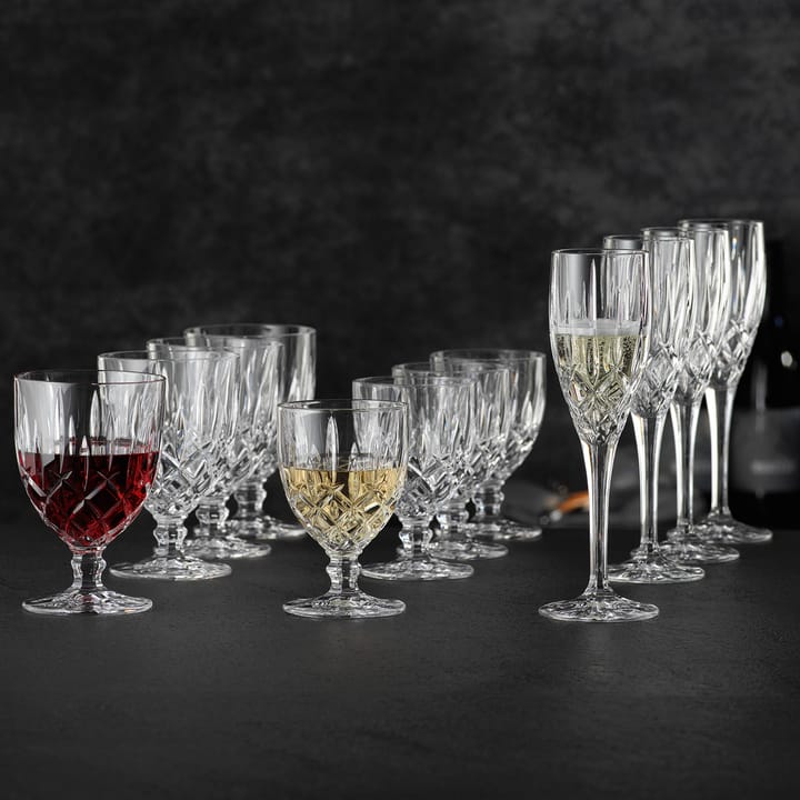 Noblesse glass på fot 23 cl 4-pakning, Klar Nachtmann