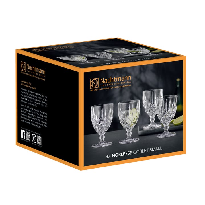 Noblesse glass på fot 23 cl 4-pakning, Klar Nachtmann