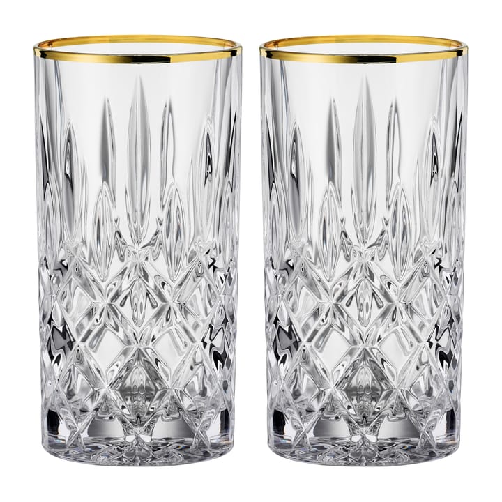 Noblesse Gold longdrinkglass 37,5 cl 2-pakning - Klar - Nachtmann