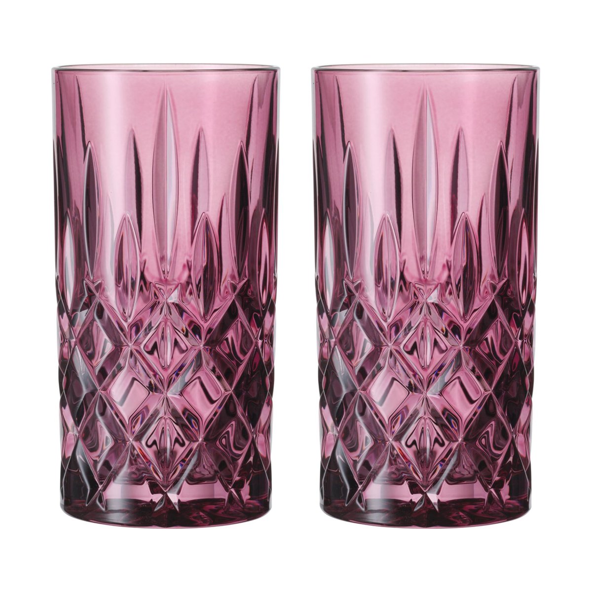 Nachtmann Noblesse Longdrink glass 39,5 cl 2-pakning Berry