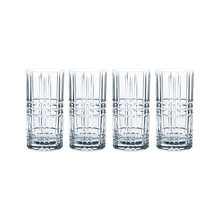 Square longdrinkglass 37 cl 4-stk. - 44 cl - Nachtmann