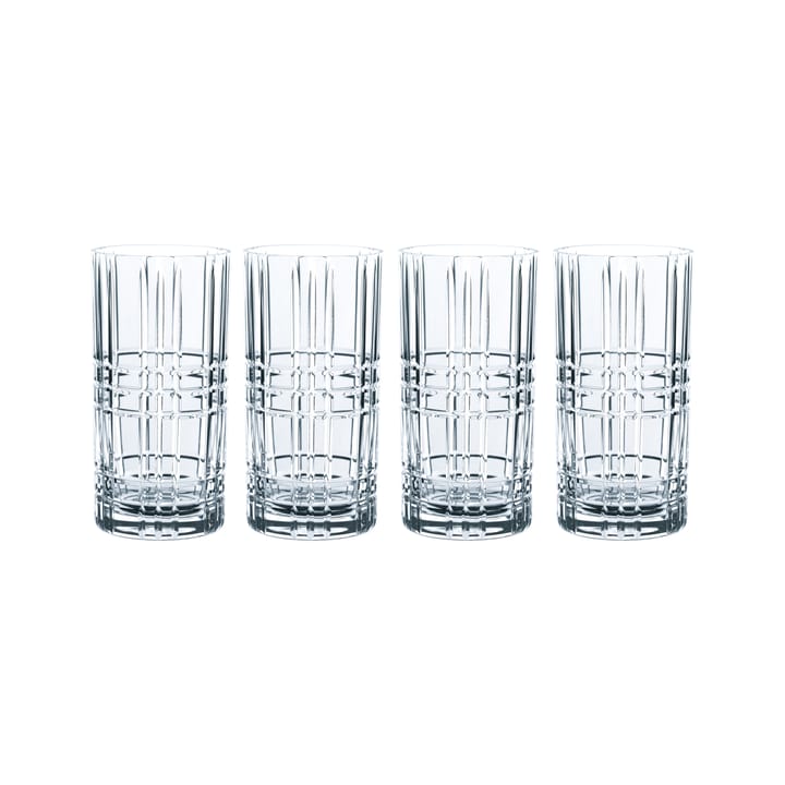 Square longdrinkglass 37 cl 4-stk. - 44 cl - Nachtmann