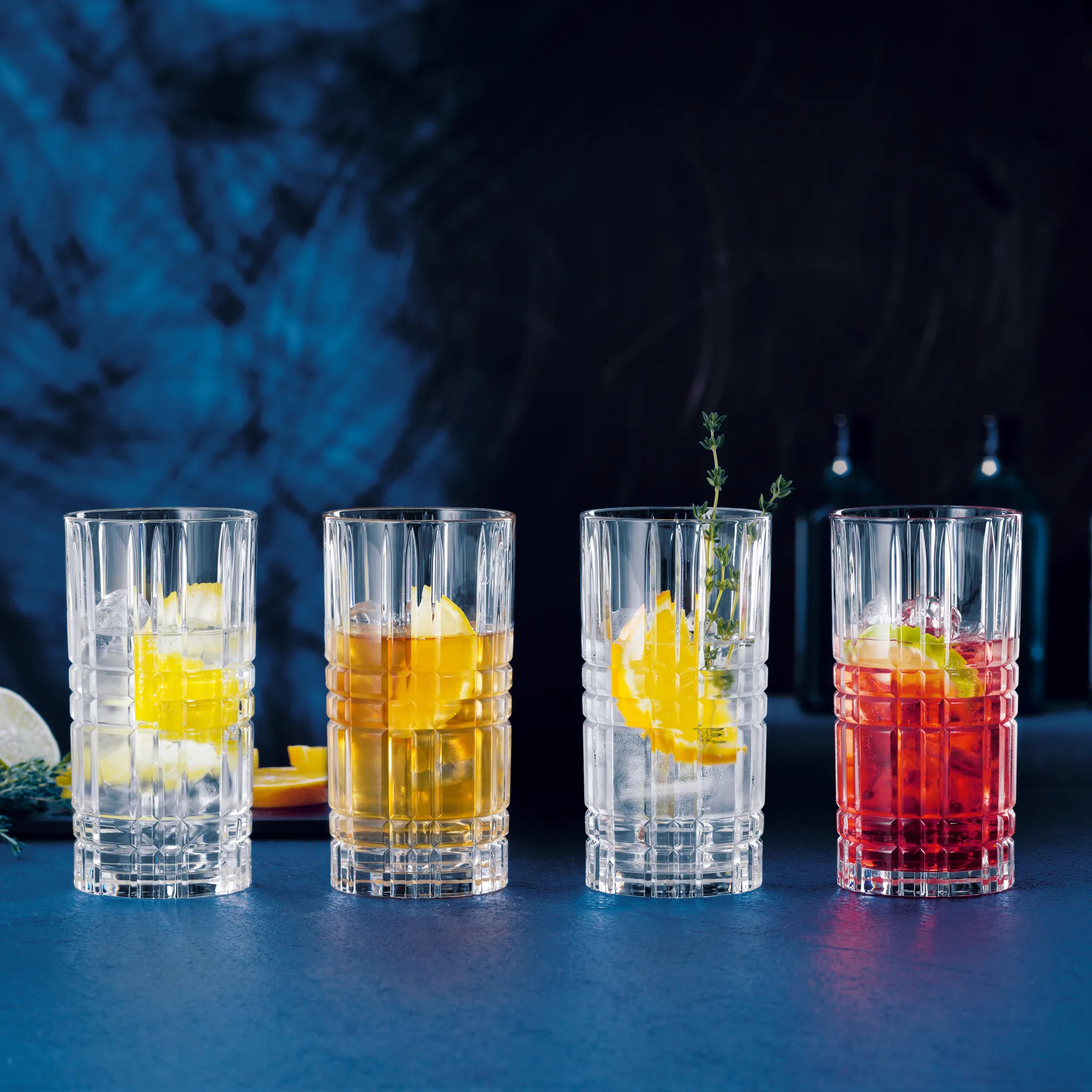 Square longdrinkglass 4-stk., 44 cl Nachtmann