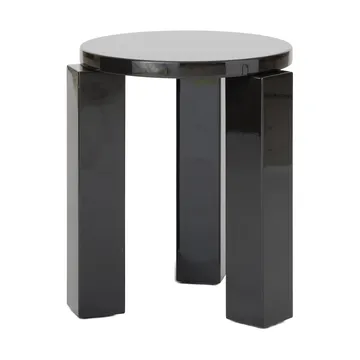 Atlas rund krakk - Espresso, Ø36x44 cm - New Works