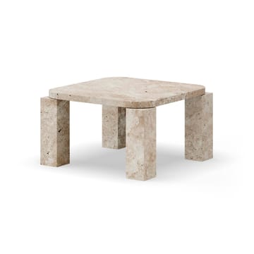 Atlas salongbord 60 x 60 cm - Unfilled Travertine - New Works