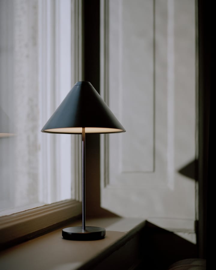 Brolly bærbare bordlampe, Steel black New Works