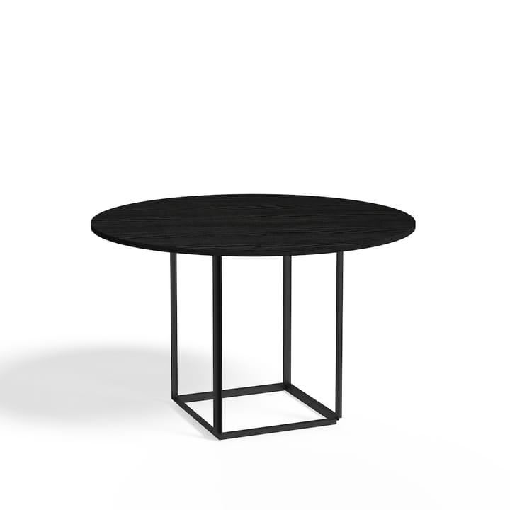 Florence spisebord rundt - Black ash-Ø 120 cm-sort stativ - New Works