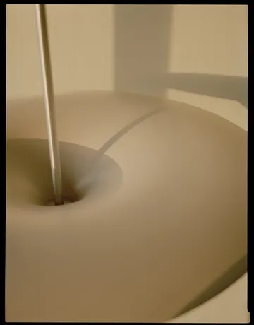 Kantarell pendel Ø60 cm - Nickel Plated - New Works