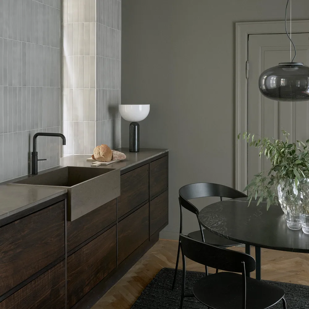 Karl-Johan Small takpendel Ø23 cm, Røykgrå New Works