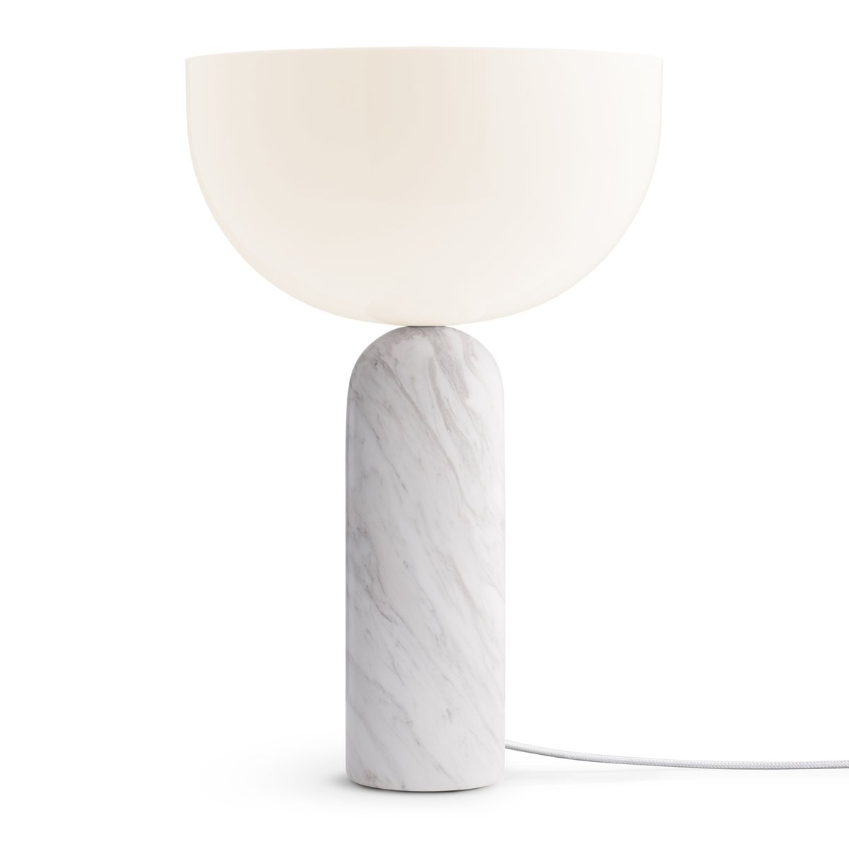Bilde av New Works Kizu bordlampe large White marble