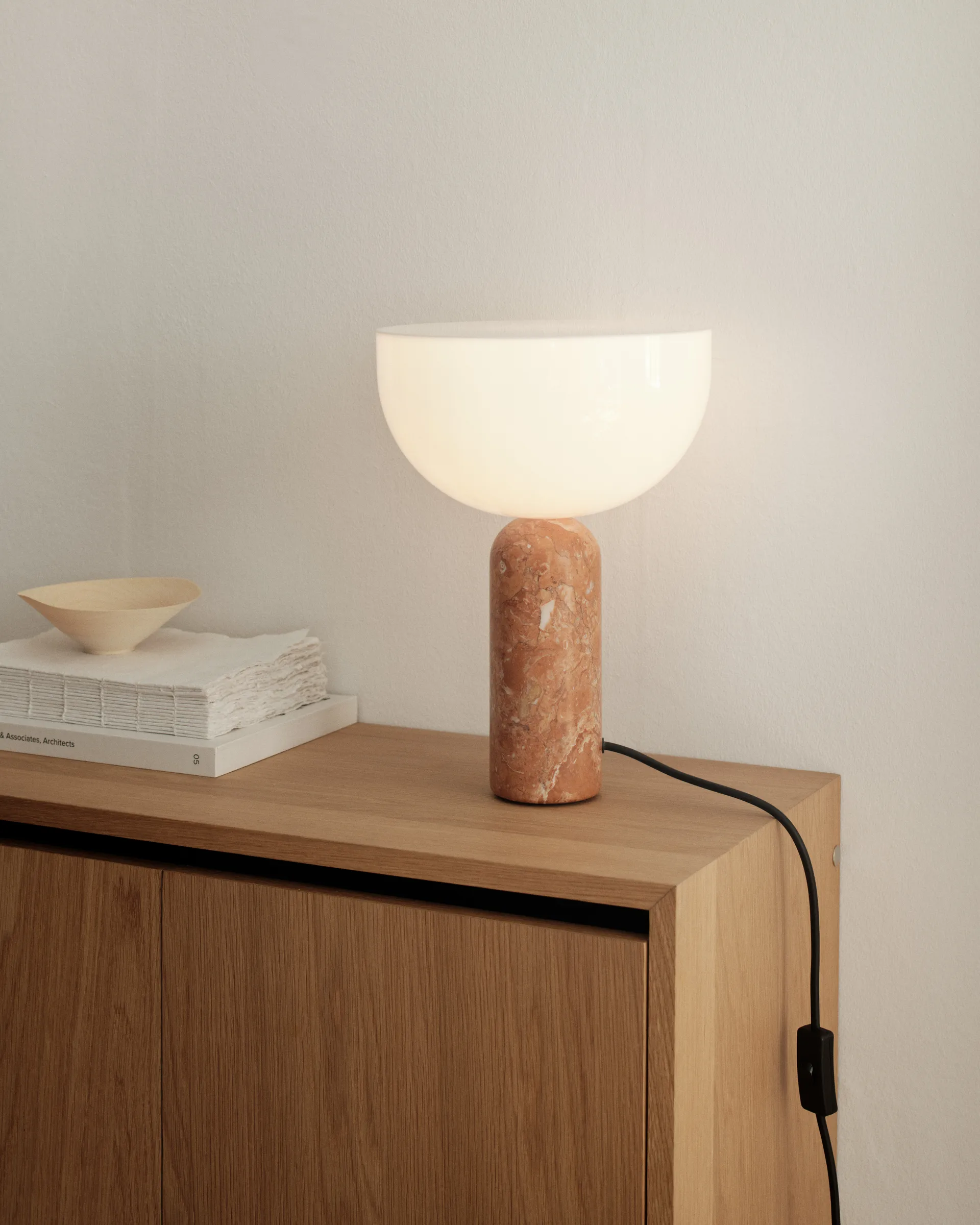 Kizu bordlampe small, Breccia Pernice New Works