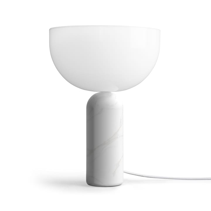 Kizu bordlampe small - White marble - New Works