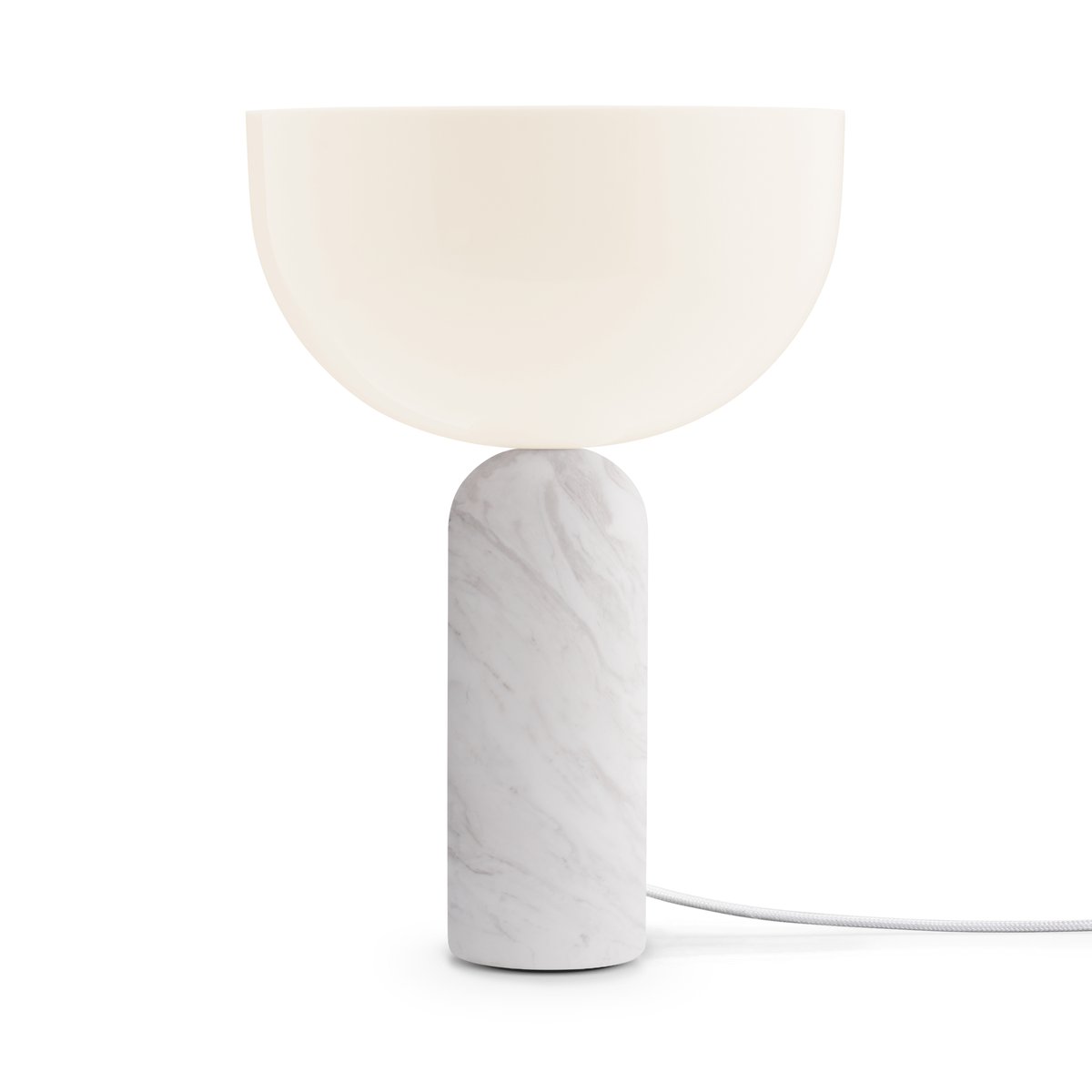 Bilde av New Works Kizu bordlampe small White marble