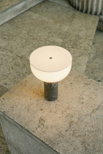 Kizu bærbare bordlampe - Gris du marais - New Works