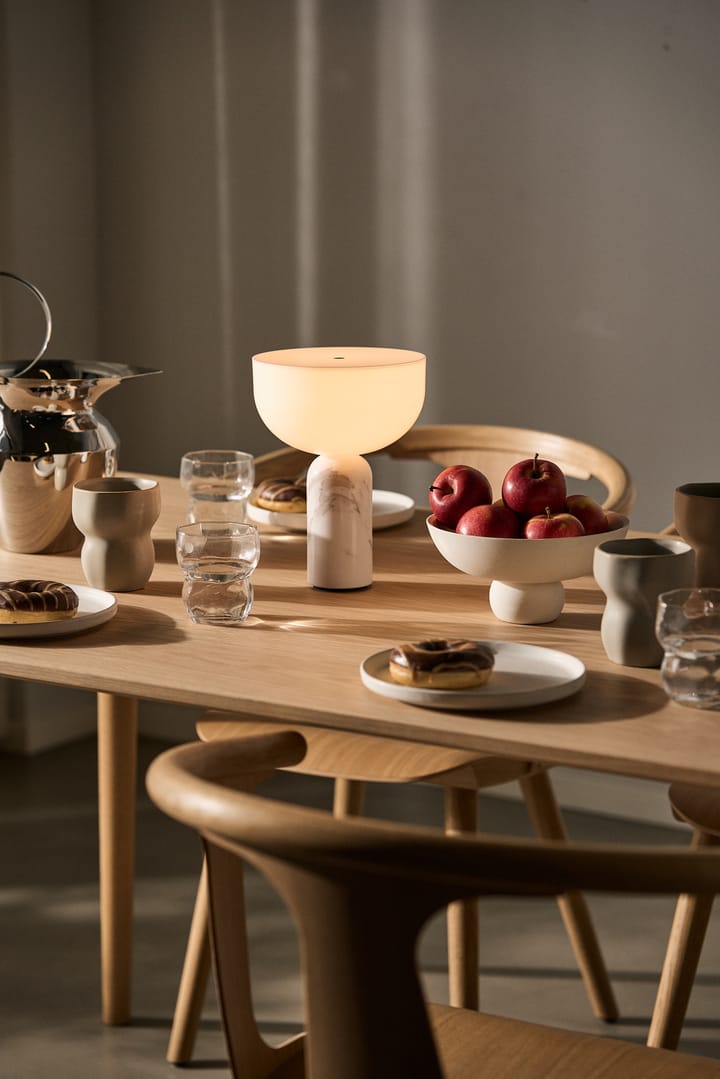 Kizu bærbare bordlampe, White marble New Works