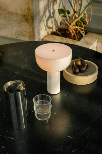Kizu bærbare bordlampe - White marble - New Works