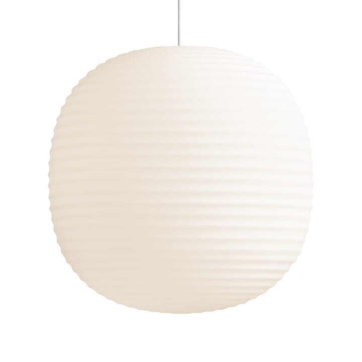 Lantern pendel large - Frosted white opal glass - New Works