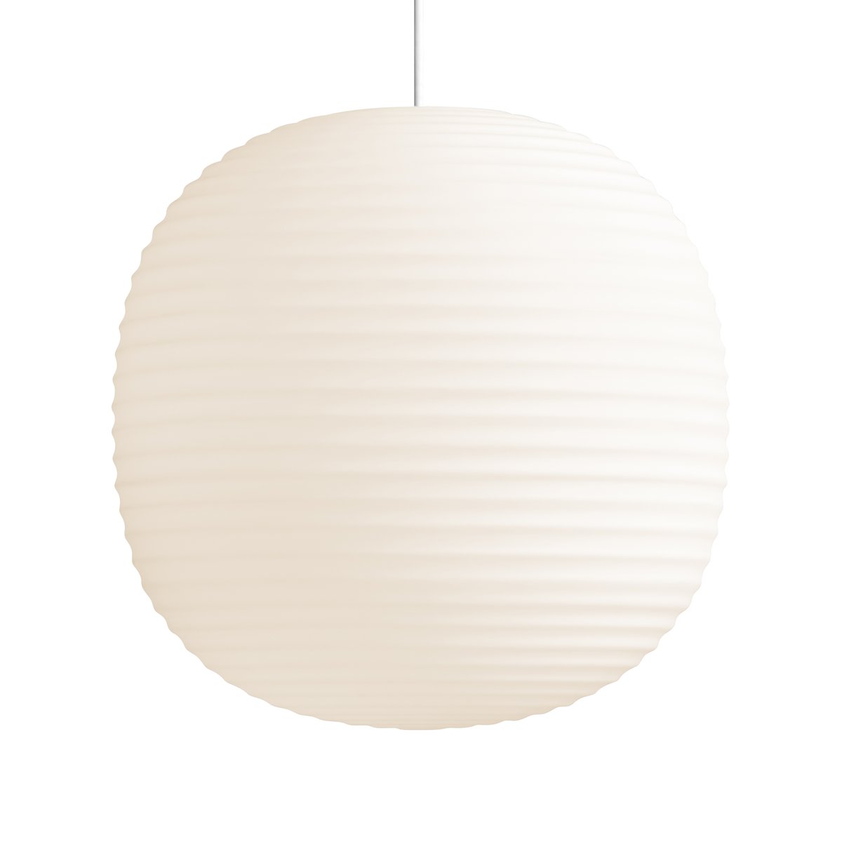 Bilde av New Works Lantern pendel large Frosted white opal glass