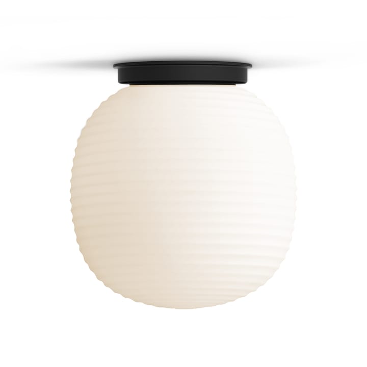 Lantern taklampe medium - Frosted white opal glass - New Works