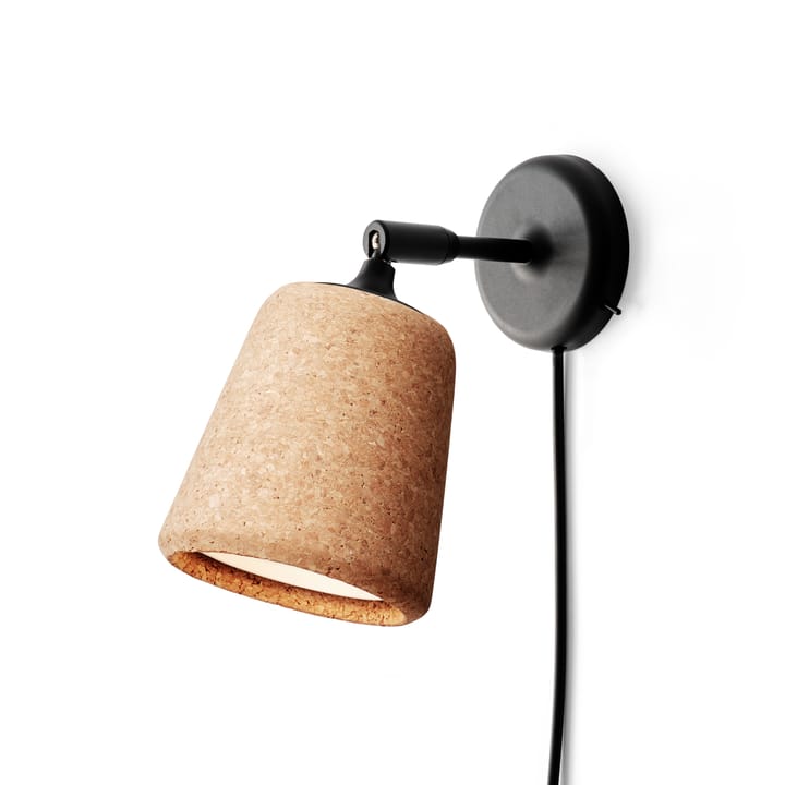 Material vegglampe - Natural cork - New Works