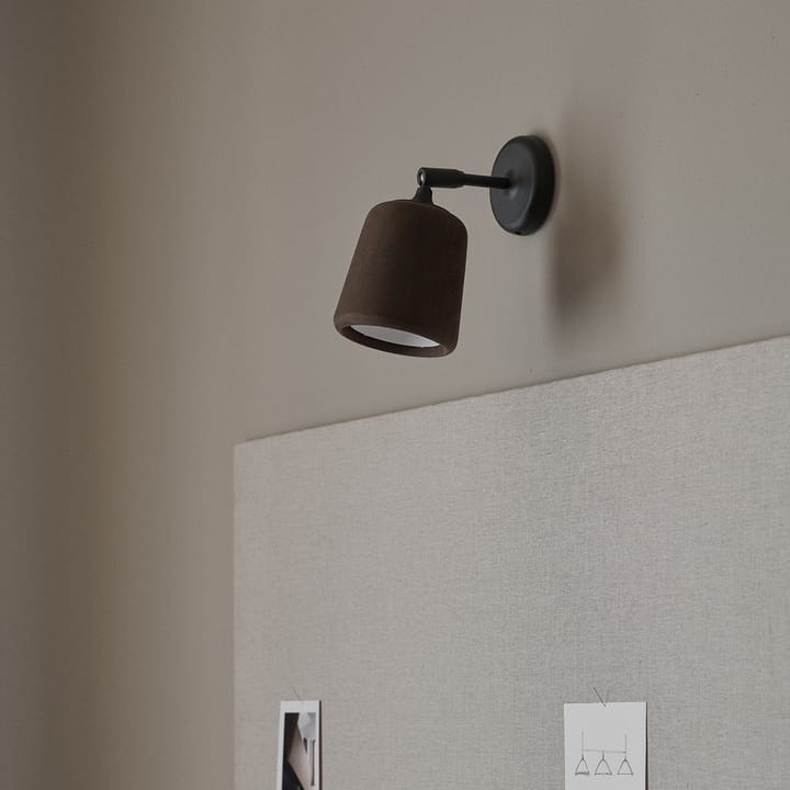 Material vegglampe, Smoked oak New Works