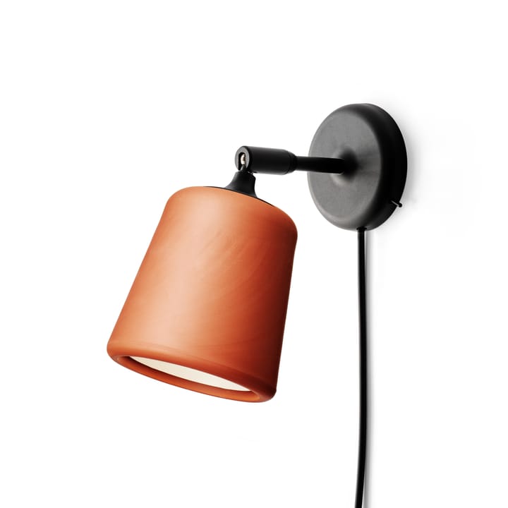 Material vegglampe - Terracotta - New Works