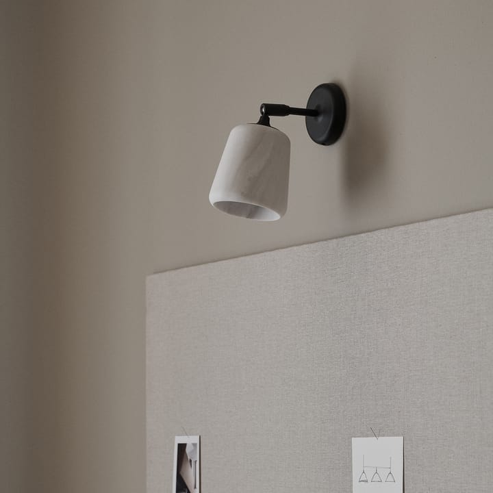 Material vegglampe, White marble New Works