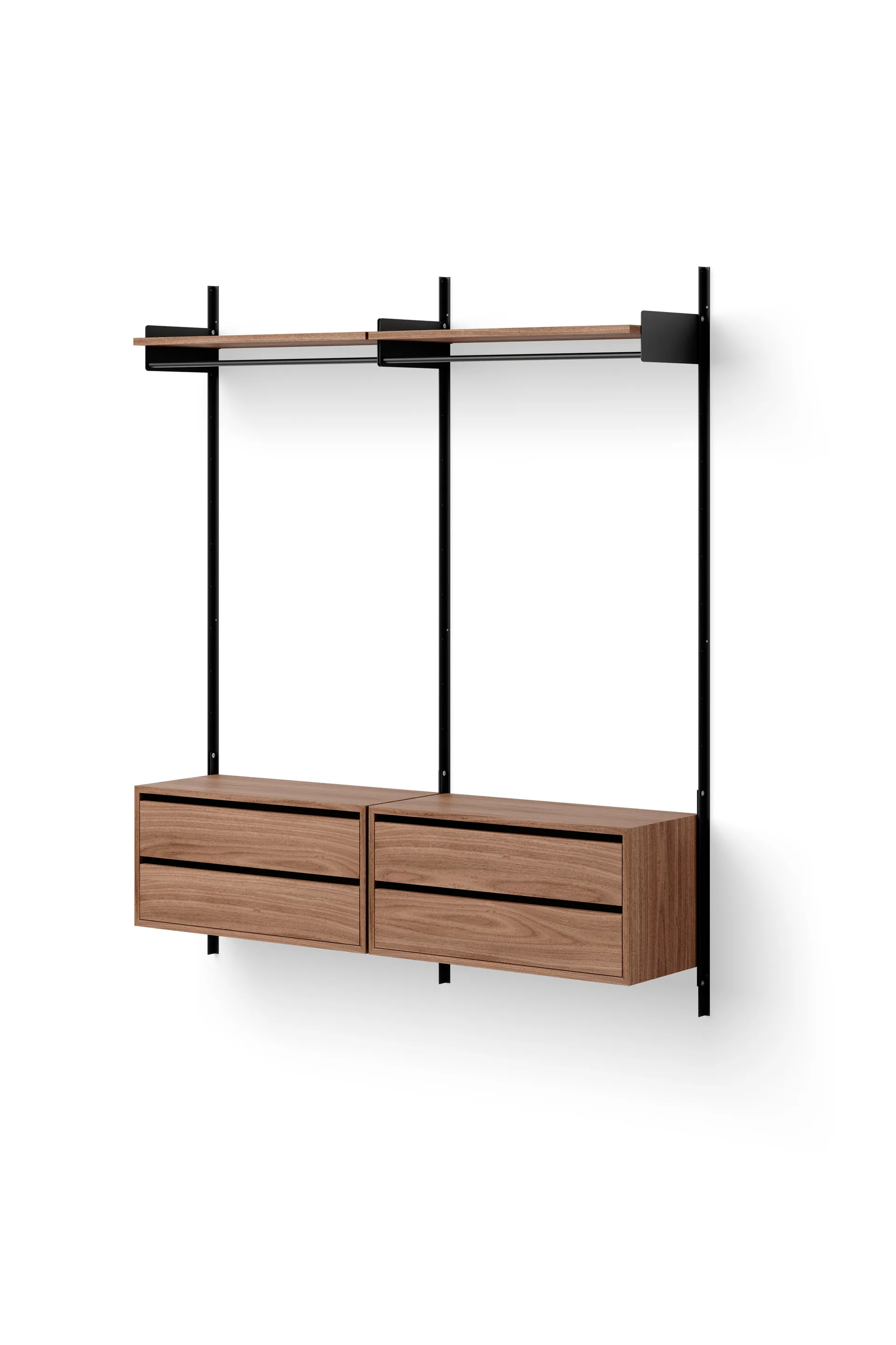 New Works skuffeseksjon 79x35 cm, Valnøtt New Works