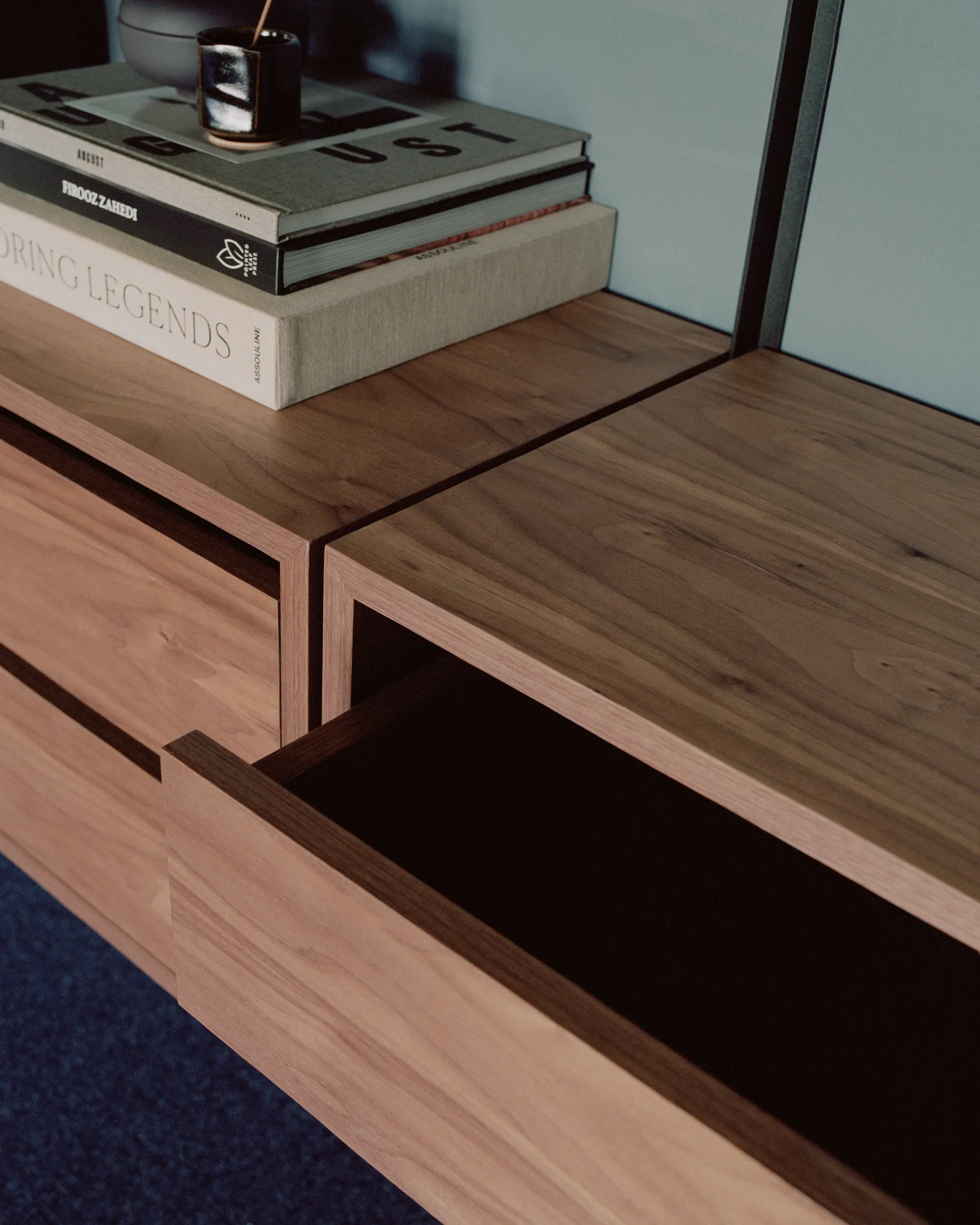 New Works skuffeseksjon 79x35 cm, Valnøtt New Works