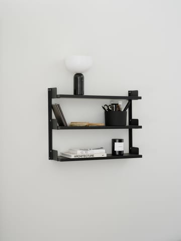 New Works Tea Shelf vegghengt hylle 46x62,5 cm - Svart ask - New Works