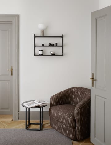 New Works Tea Shelf vegghengt hylle 46x62,5 cm - Svart ask - New Works