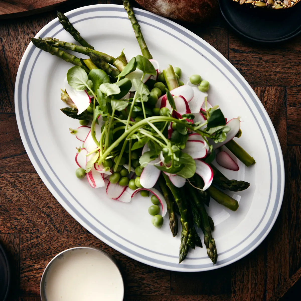 Bistro serveringsfat 22 x 29 cm, Grå Nicolas Vahé