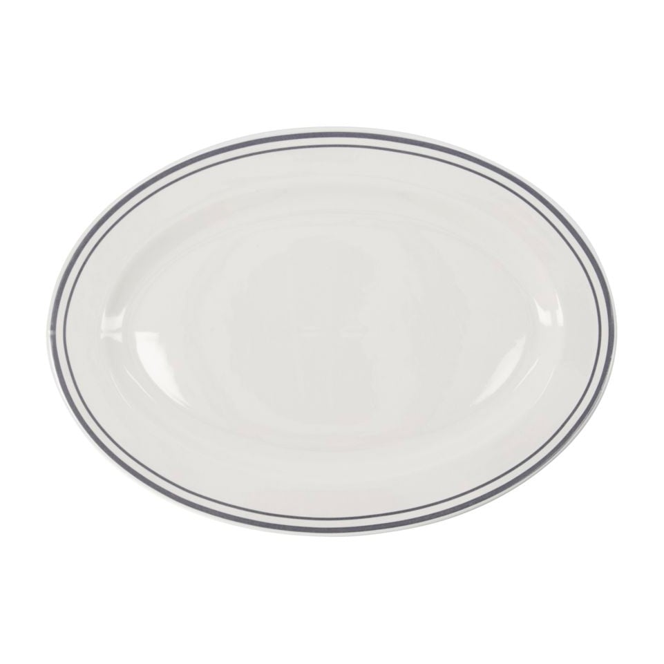 Nicolas Vahé Bistro serveringsfat 29,5 x 40 cm Grå | Skandinavisk Design | Serveringsfat | Hvit