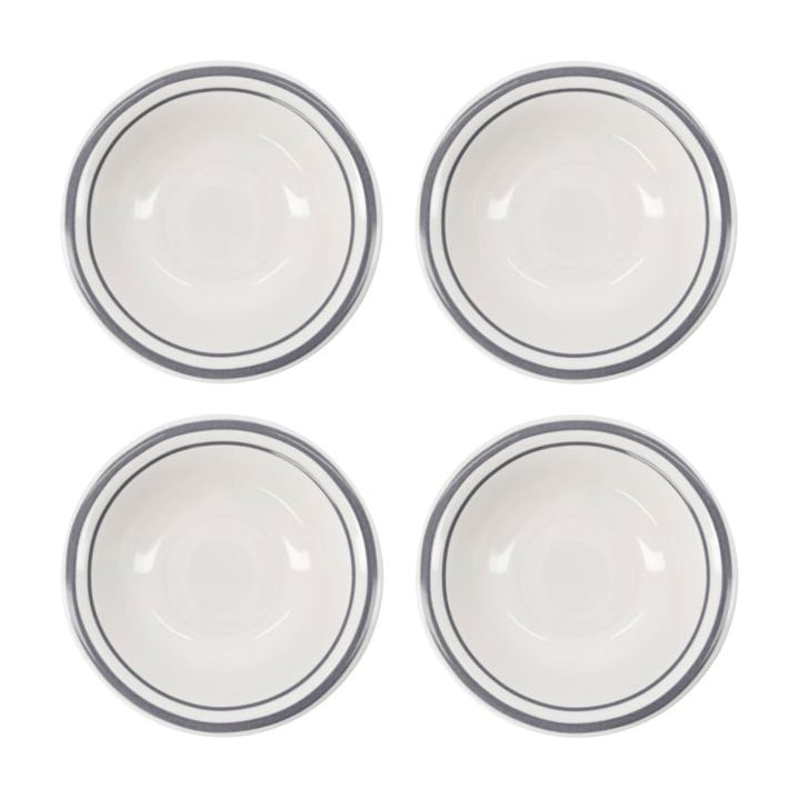 Nicolas Vahé Bistro skål 12 cm 4-pakning Grå | Skandinavisk Design | Frokostskåler | Hvit