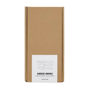 Fromage ostekniv sett i 3 deler - Rustfritt stål - Nicolas Vahé