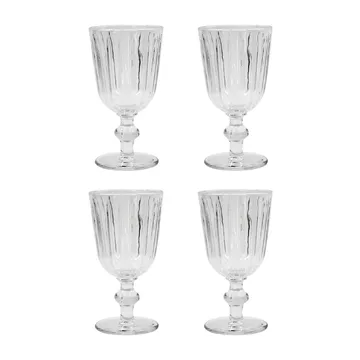 Groove vinglass 24 cl 4-pakning - Klar - Nicolas Vahé