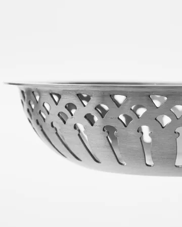 Nicolas Vahé brødkurv 2 deler - Antikk sølvfinish - Nicolas Vahé