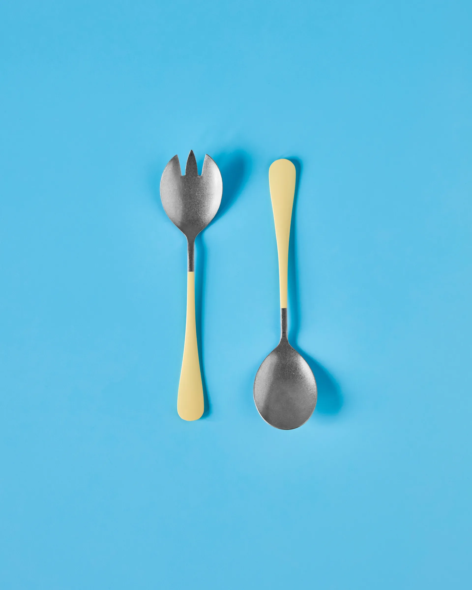 Nicolas Vahé salatbestikk 2 deler, Gul Nicolas Vahé