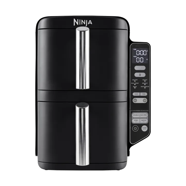 Ninja Air Fryer SL300EU dobbel stabel 2 skuffer 7,6 l - Svart - Ninja