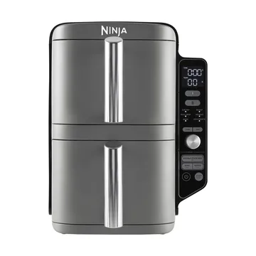 Ninja Air Fryer SL400EU dobbel stabel XL 2 skuffer 9,5 L - Svart - Ninja
