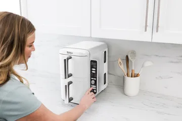 Ninja Air Fryer SL400EU dobbel stabel XL 2 skuffer 9,5 L - Svart - Ninja