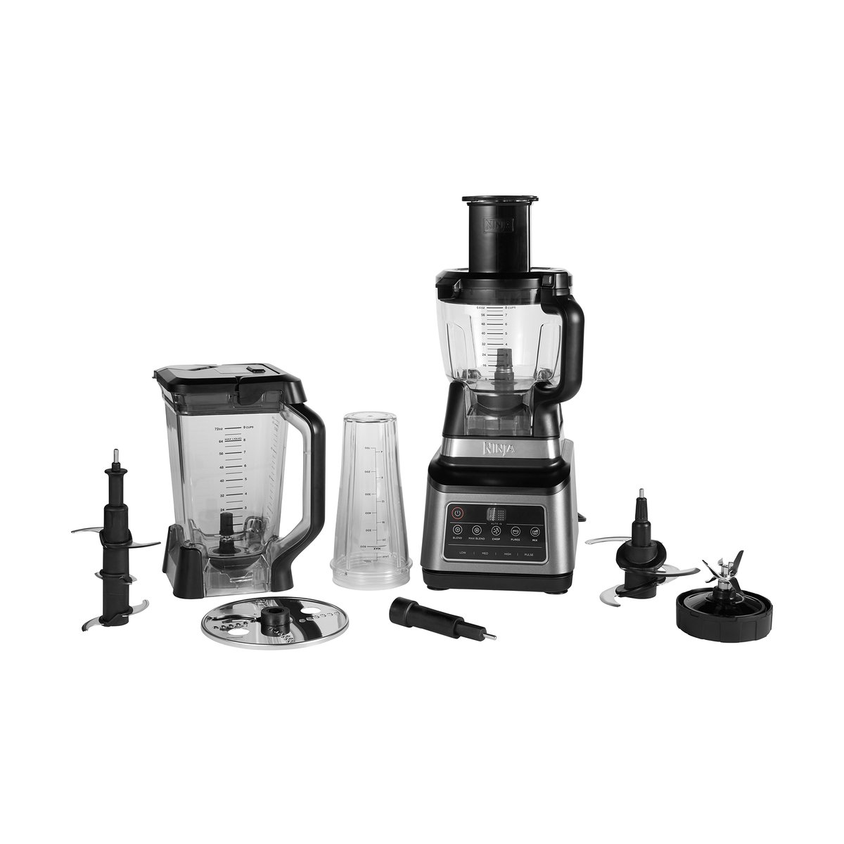Ninja BN800 3-i-1 foodprosessor & blender med Auto-iQ Svart