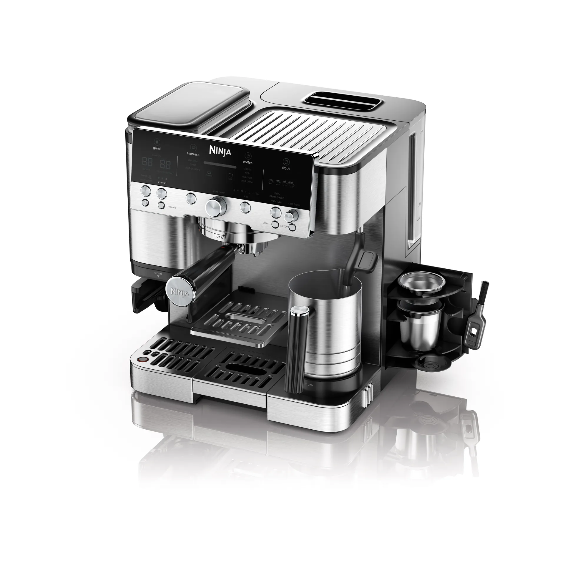 Ninja Luxe™ café premier 3-i-1 espressomaskin, Black Ninja