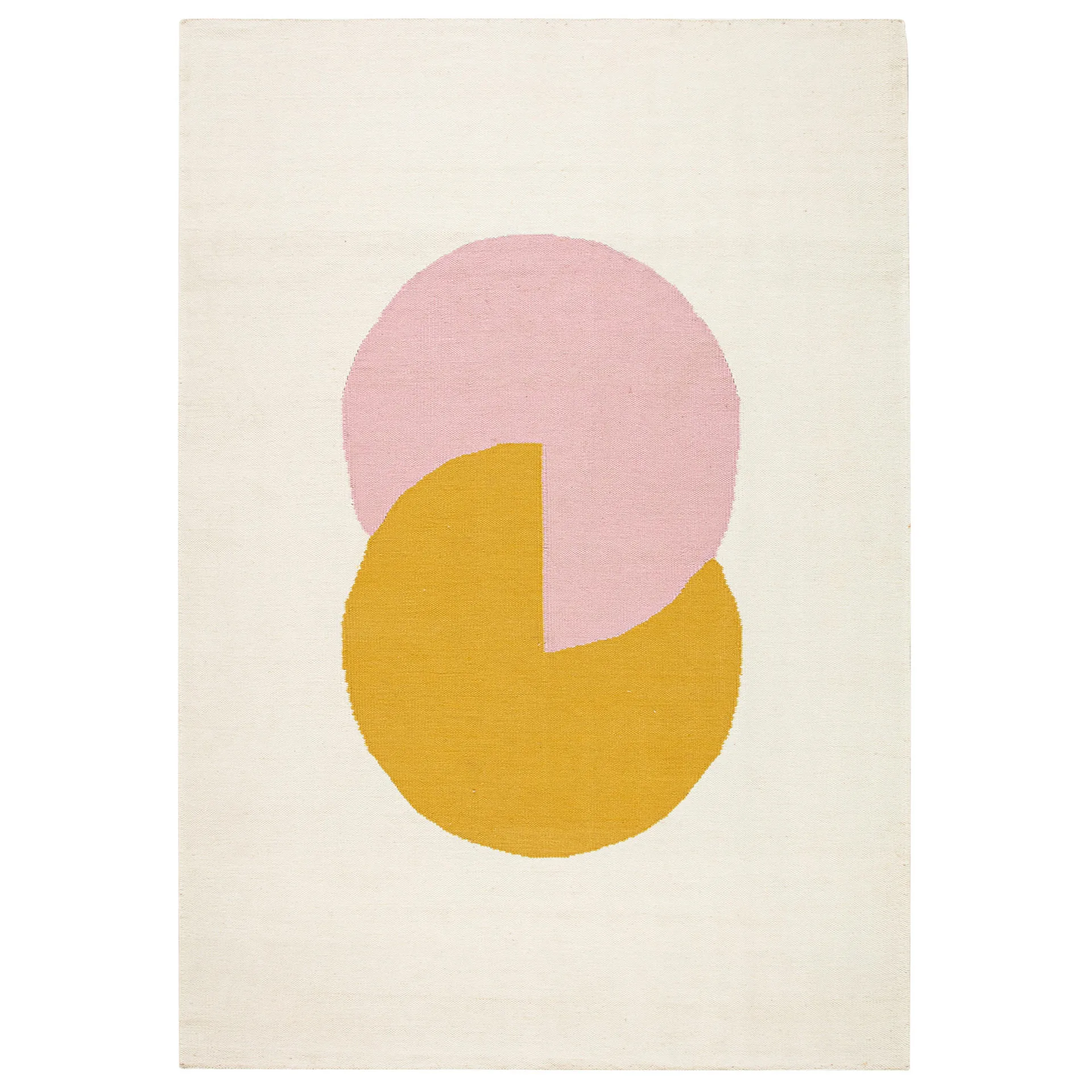 Circles blocks kelimteppe rosa, 200x300 cm NJRD