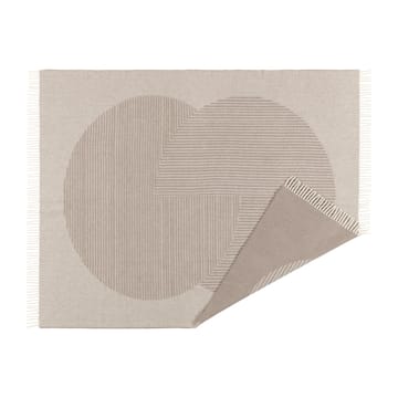 Circles ullpledd 130 x 185 cm - Beige - NJRD