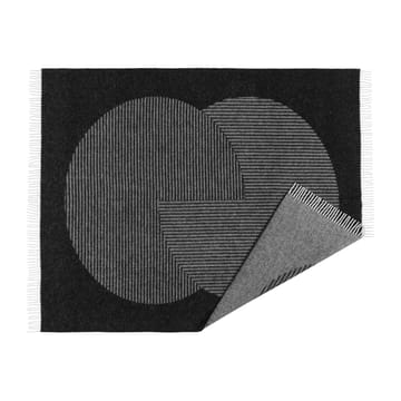 Circles ullpledd 130 x 185 cm - Svart - NJRD